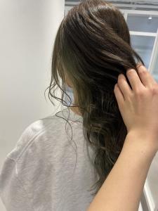 【鮫嶋】ライトグリーンインナーカラー - 【完全個室サロン】tocca hair&treatment 浅草店【トッカ】掲載