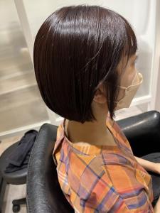 【鮫嶋】ミニボブ×レッドブラウン☆ - 【完全個室サロン】tocca hair&treatment 浅草店【トッカ】掲載