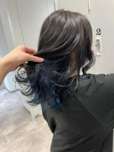 【鮫嶋】ダークグレー×深海インナー☆ - 【完全個室サロン】tocca hair&treatment 浅草店【トッカ】掲載