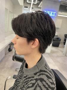 メンズ毛流れパーマスタイル - NEXT men's 表参道【ネクストメンズ】掲載