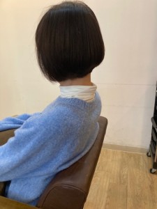 お客様髪質改善データ1039（ミニボブ）