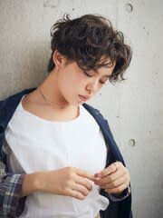 大人可愛い20代30代40代ショートボブ・ショート　パーマ　 - Claude MONET 池袋店掲載