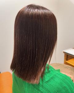 切りっぱなしボブ×ピンクブラウン - 半個室型美容室 Sourire 和白店掲載