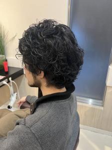 メンズ外国人風カーリーショートヘア - K:R鶴川掲載