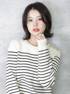 センターパート/外はねボブ - ヘアーサロン ソシエ 西武所沢店掲載
