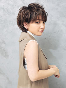ハイライト/無造作ショート - ヘアーサロン ソシエ 二子玉川店掲載