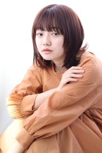 20代30代40代　ウルフボブ【ピンクブラウン】 - march?掲載