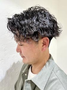 硬い髪質でも似合う/波巻きパーマ - Ash 十日市場店掲載