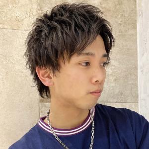 【Lond GULLMAN江村】ミニウルフアップバング - Lond GULLMAN/メンズ専門サロン/名駅掲載