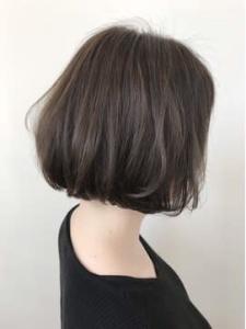 【ase.】ナチュラルボブ×アッシュグレー　ニュアンスカラー - ase. 荒江店掲載