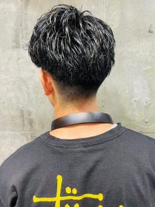 束感アップバング　メンズショート　パーマ - MEN'S SALON SOLEIL by alfRed掲載