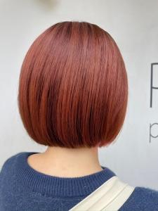アプリコットオレンジボブ - Hair make powder天王寺寺田町店掲載