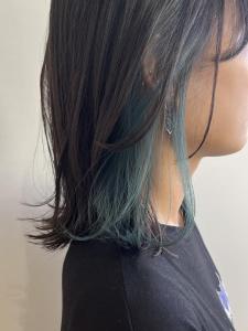 【鮫島オススメ】派手すぎない☆ターコイズグリーン×イヤリング - 【完全個室サロン】tocca hair&treatment 浅草店【トッカ】掲載