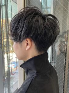 マッシュパーマ/カルマパーマ/アッシュブラックベリーショート - INCEPTION  GINZA 銀座掲載