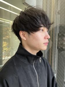 マッシュパーマ/カルマパーマ/アッシュブラックベリーショート - INCEPTION  GINZA 銀座掲載