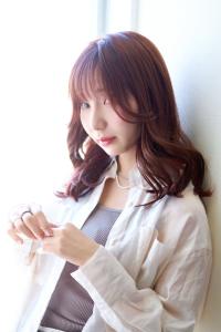 【UNIX港北】カシスピンクロング#韓国風#暖色カラー - UNIX モザイクモール港北店掲載