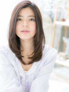 黒髪も◎大人かわいい小顔美髪エアストレート　アッシュブラック - mod's hair【モッズヘア】越谷/越谷西口店掲載