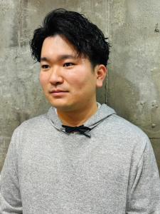 アップバング　ツイストスパイラルパーマ　黒髪　束感　爽やか - MEN'S SALON alfRed 瑞穂店掲載