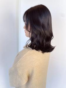【MICHI 富田店　古作蓮】艶感　外ハネ　ブラウンカラー - HAIR MAKE MICHI 富田店掲載