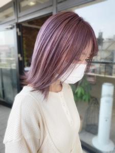 【pignon】ブリーチカラー　ラベンダーアッシュ　透明感 - 髪質改善 SEPT. 天神大名掲載