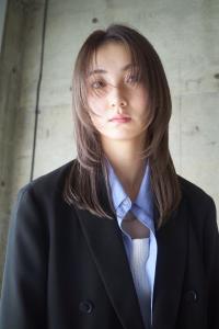 #レイヤー#顔まわり#小顔#グレージュ#透け感カラー