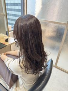 グレージュロング