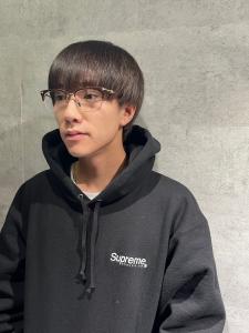 ツイストスパイラル波打ちスパイラルセンターパート刈り上げ束感
