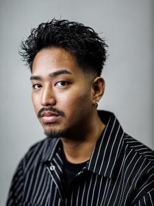 メンズヘア整形スパイラルパーマ波巻きツイストメンズパーマ髪型 - メンズヘア整形サロン GOALD 渋谷神南掲載