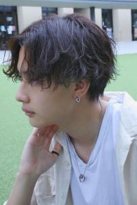 メンズヘア整形スパイラルパーマ波巻きツイストメンズパーマ髪型 - メンズヘア整形サロン GOALD 渋谷神南掲載