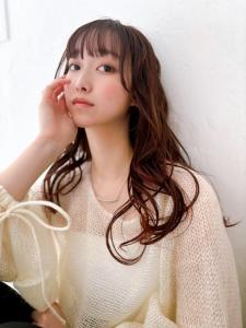 顔周りカット　アッシュブラウン　レイヤー - HAIR MAKE age 天神西通り店掲載