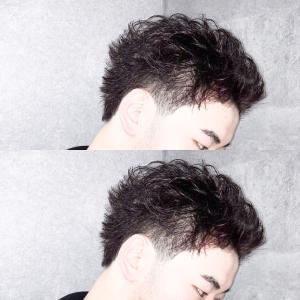 メンズヘア整形スパイラルパーマ波巻きツイストメンズパーマ髪型 - メンズヘア整形サロン GOALD 渋谷神南掲載