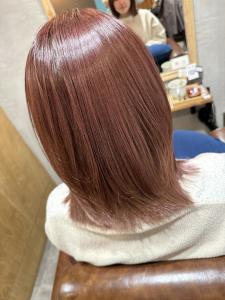 髪質改善ピンクカラー - 半個室型美容室 Sourire 春日店掲載