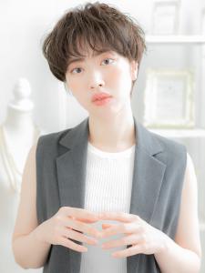 ショートマッシュボブパーマヘルシースタイル　グレージュカラー - mod's hair【モッズヘア】越谷/越谷西口店掲載