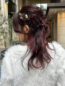 お花アレンジ  フルールヘア　お呼ばれアレンジ　ヘアセット　 - Broaden by anon掲載