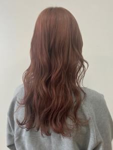 ロングレイヤー　レッドオレンジ　透明感カラー　巻き髪アレンジ - Broaden by anon掲載