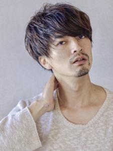 メンズ　サイドグラデシーション×マッシュ・パーマスタイル - CANAAN hair salon 表参道店掲載