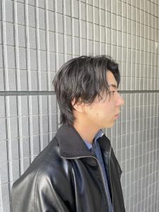 センターパートウルフ/ウルフカット/メンズウルフカット - FACE。石川町掲載