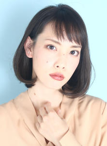 大人小顔美髪イメチェンピンクブラウン切りっぱなしボブ - INCEPTION  GINZA 銀座掲載