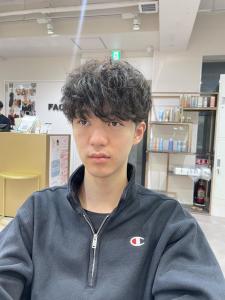 くせ毛活かしカット/メンズカット/ツーブロック/スパイラル - FACE。石川町掲載