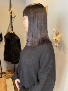 切りっぱなし×グレージュカラー - mini掲載