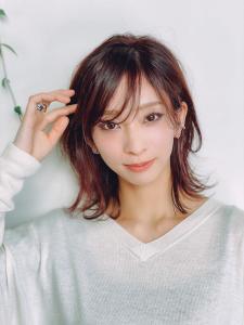 【JILL】インナーカラーピンクのレイヤーセミディ - JILL Hair Design NAMBA掲載