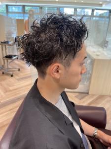 仙台メンズカット　波巻きスパイラル　ツイストスパイラルパーマ