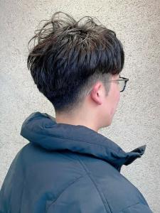 刈り上げマッシュ　マッシュヘア　ダウンパーマ - MENS SALON RUGGED 大野城店掲載