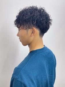 波巻きスパイラルツイストパーマ　ツーブロック　 - MENS SALON RUGGED 大野城店掲載