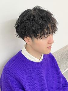 波巻きパーマ　ツーブロック　メンズパーマ - MENS SALON RUGGED 大野城店掲載
