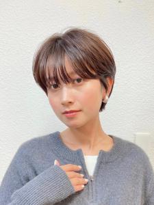 前髪あり大人ショートボブ20代30代40代表参道 - NATSUYA掲載