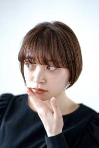 切りっぱなしボブ美髪ピンクブラウンエアリーロング[銀座] - INCEPTION  GINZA 銀座掲載