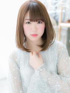 大人かわいいナチュラルストレートロブ　アースカラー - mod's hair 越谷西口店【モッズヘア】掲載