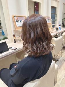 大人ガーリー透明感髪質改善ニュアンスカラーくすみカラー - ブロッサム東久留米店掲載