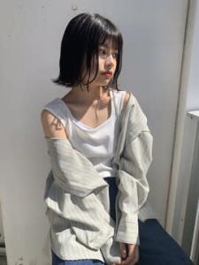 【宿里沙也香】ボブ×クールな印象へ - tipi hair salon 香椎・千早掲載
